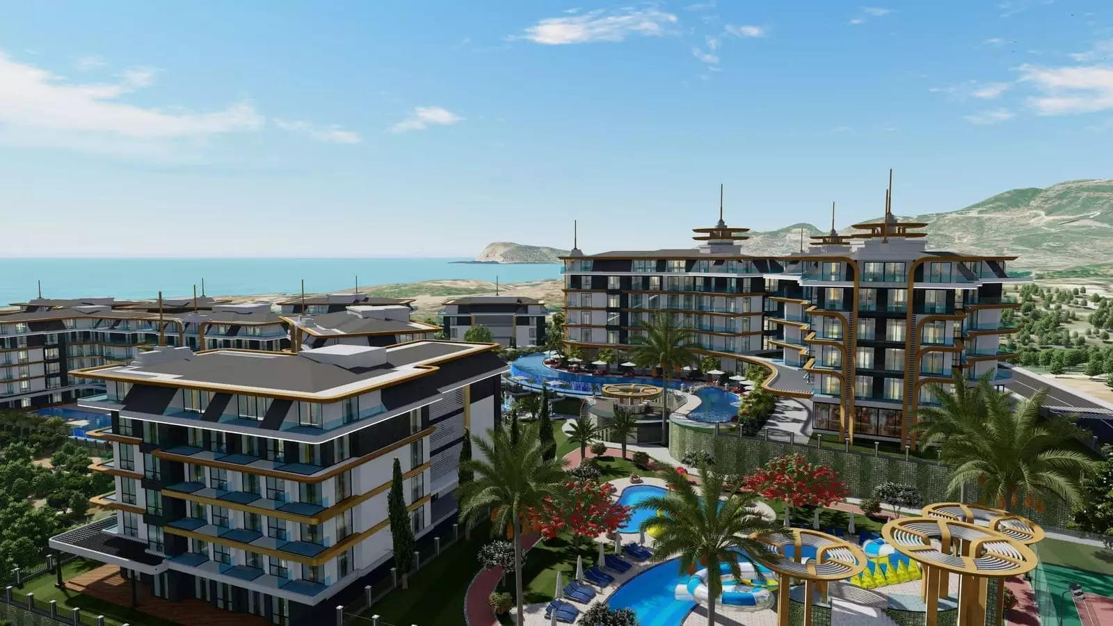 Flat 56m² in Turkey, Kestel. Priced at 170000€ rent photo-12