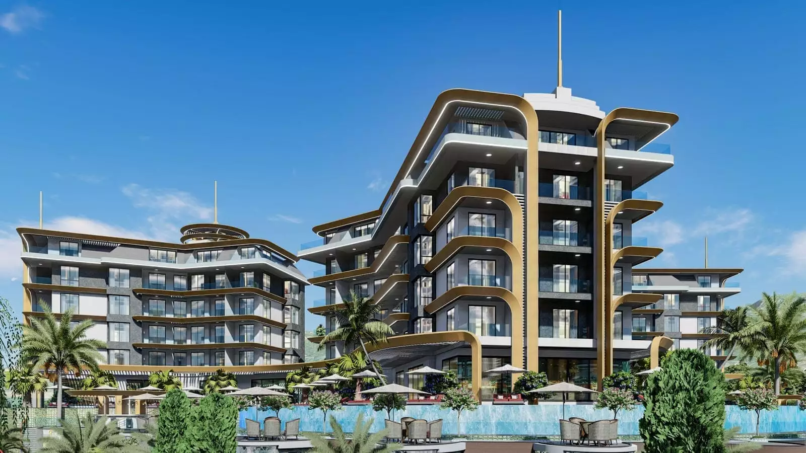 Flat 56m² in Turkey, Kestel. Priced at 170000€ rent photo-13