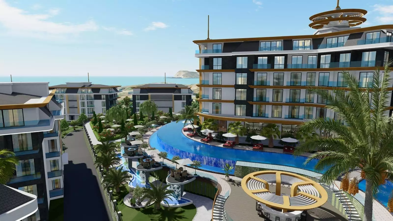 Flat 56m² in Turkey, Kestel. Priced at 170000€ rent photo-15