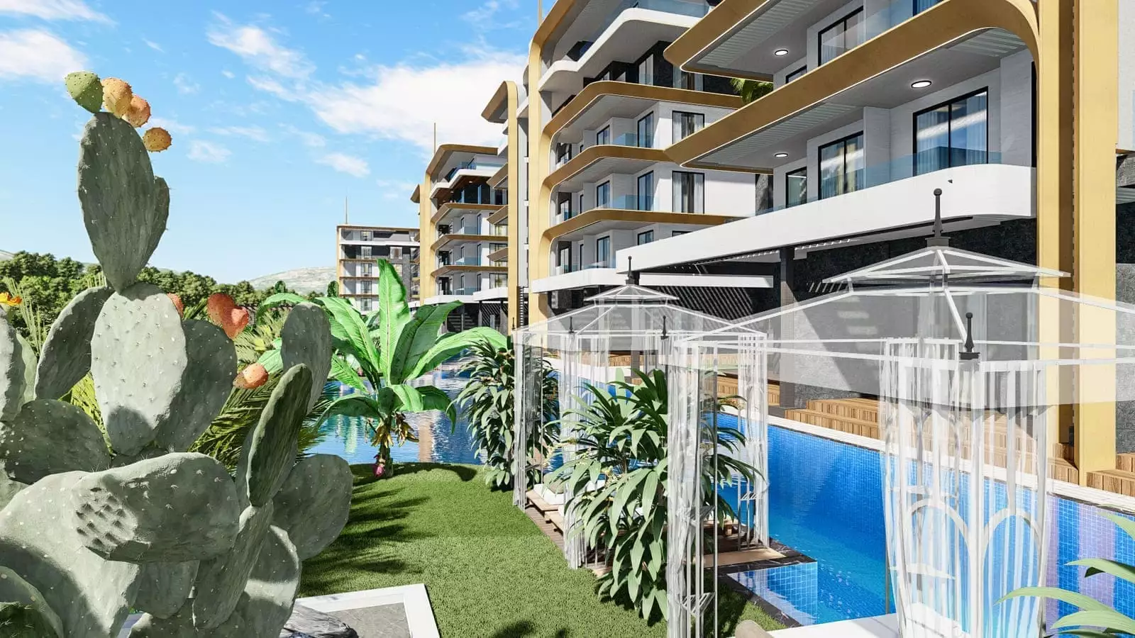 Flat 56m² in Turkey, Kestel. Priced at 170000€ rent photo-17