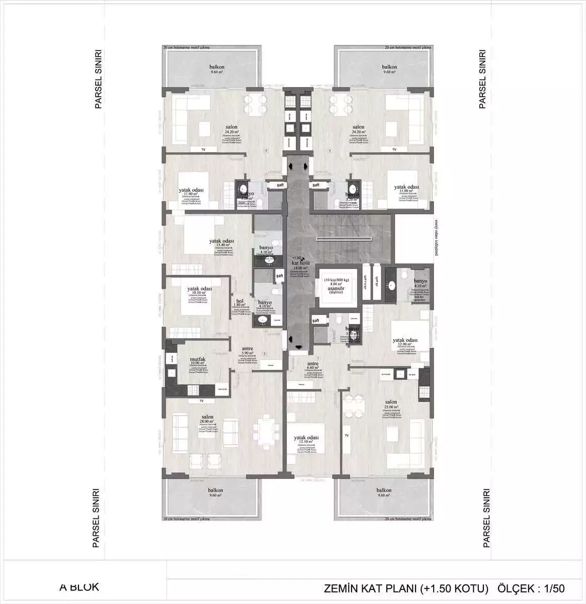 Flat 50m² in Turkey, Mahmutlar. Priced at 148000€ rent photo-22