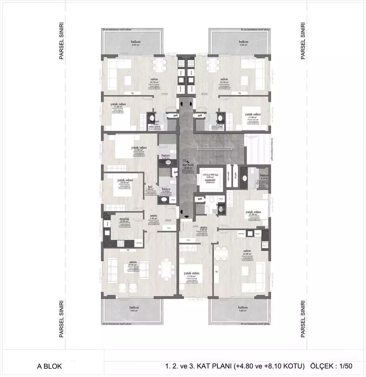 Flat 50m² in Turkey, Mahmutlar. Priced at 148000€ rent photo-23