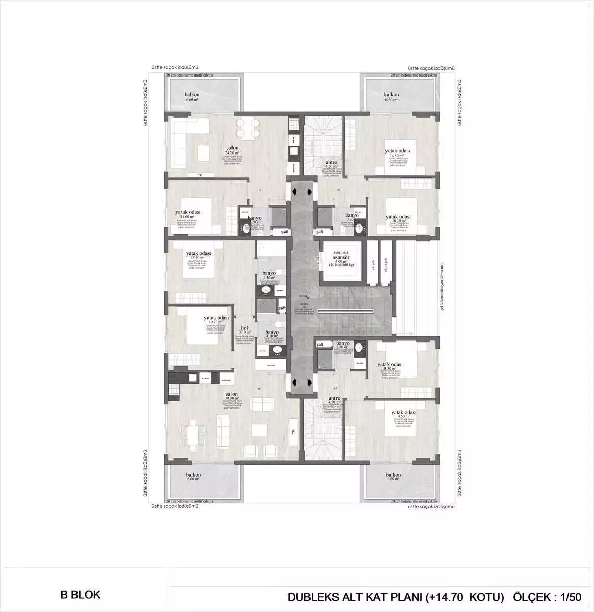 Flat 50m² in Turkey, Mahmutlar. Priced at 148000€ rent photo-31