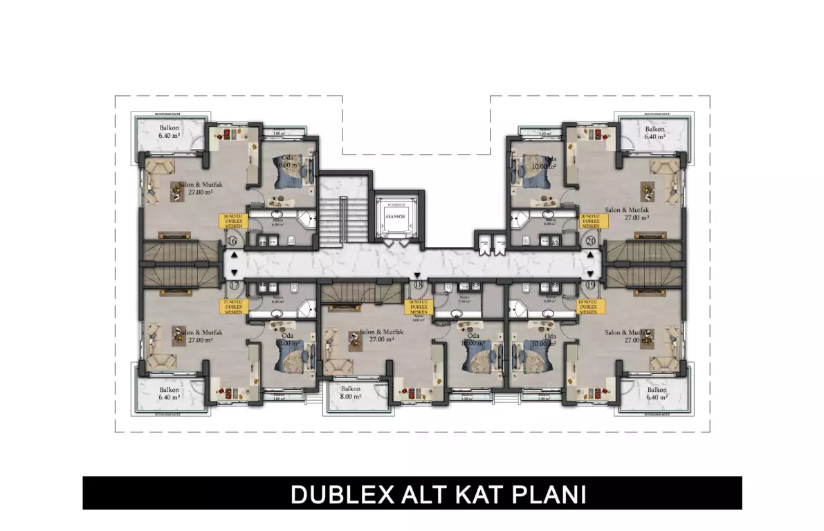 Flat 76m² in Turkey, Konakli. Priced at 110000€ rent photo-15