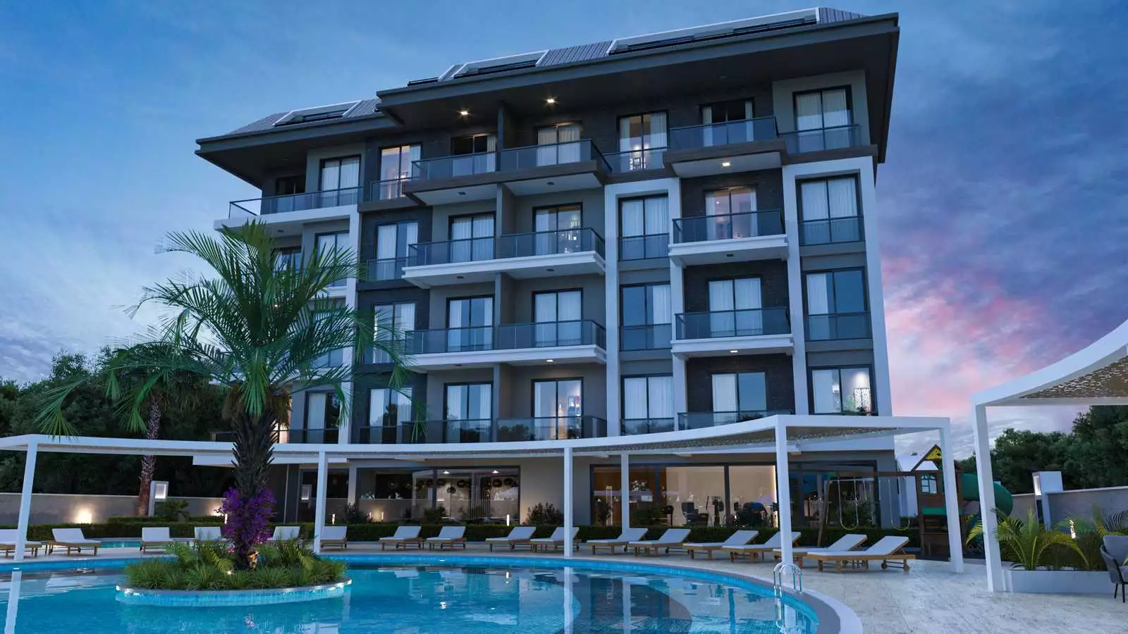 Flat 54m² in Turkey, Oba. Priced at 159000€ rent photo-14