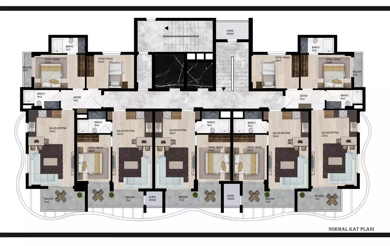 Flat 50m² in Turkey, Avsallar. Priced at 159000€ rent photo-22
