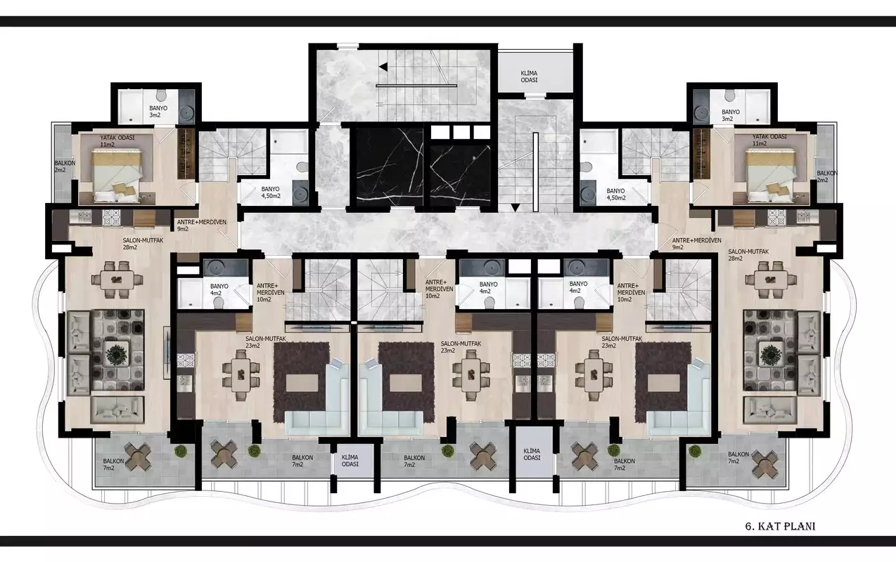 Flat 50m² in Turkey, Avsallar. Priced at 159000€ rent photo-23