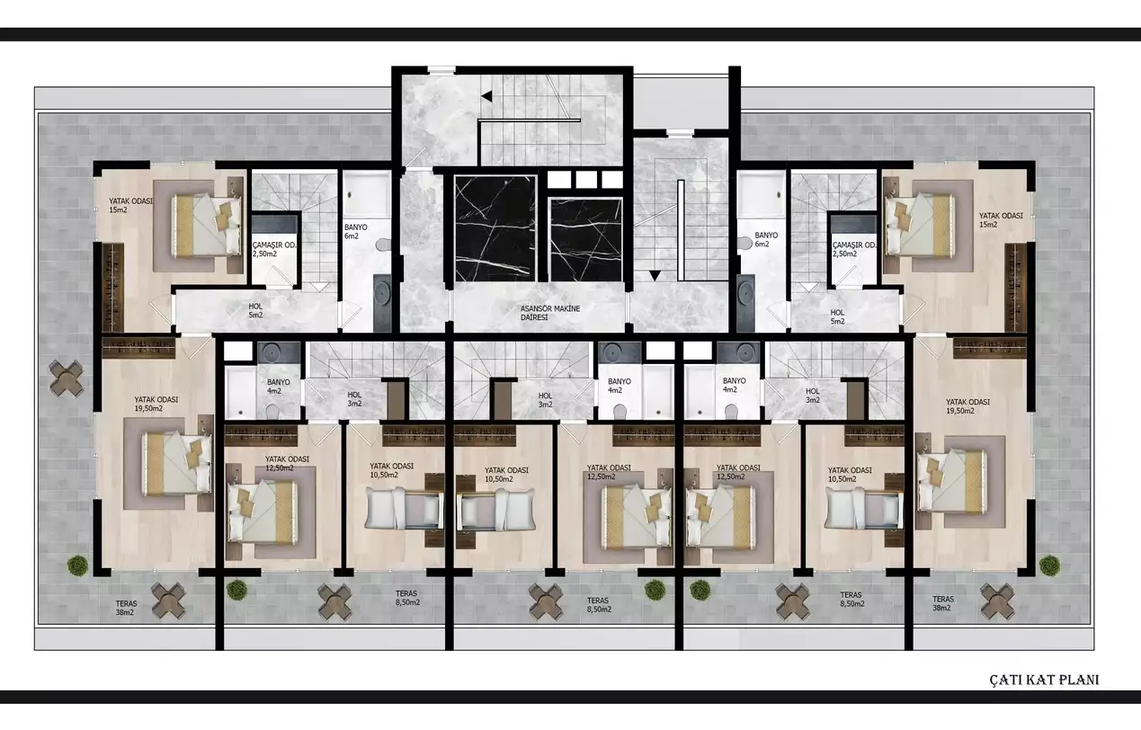 Flat 50m² in Turkey, Avsallar. Priced at 159000€ rent photo-24