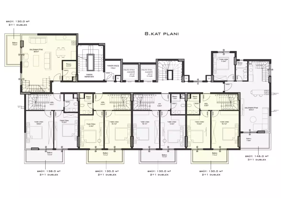 Flat 65m² in Turkey, Konakli. Priced at 98000€ rent photo-23