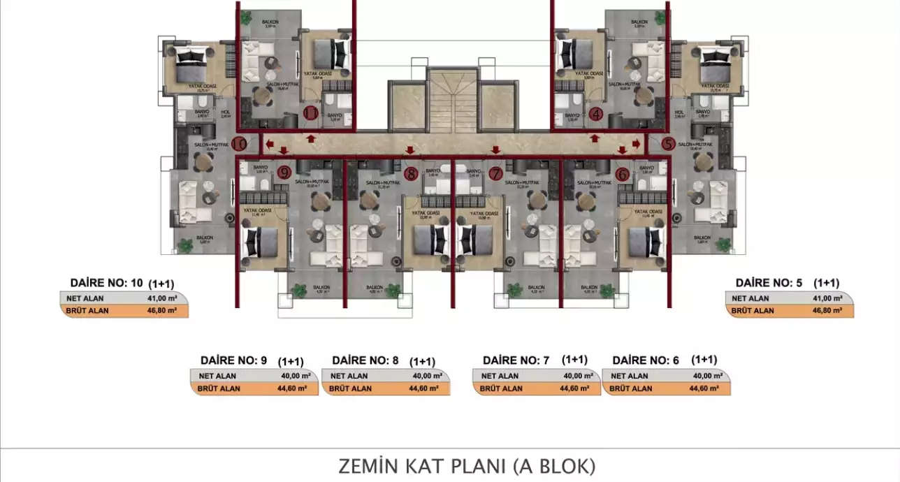 Flat 41m² in Turkey, Oba. Priced at 176000€ rent photo-2