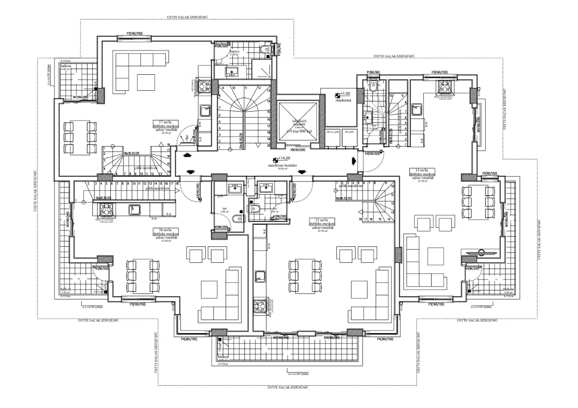Flat 57m² in Turkey, Avsallar. Priced at 90000€ rent photo-12
