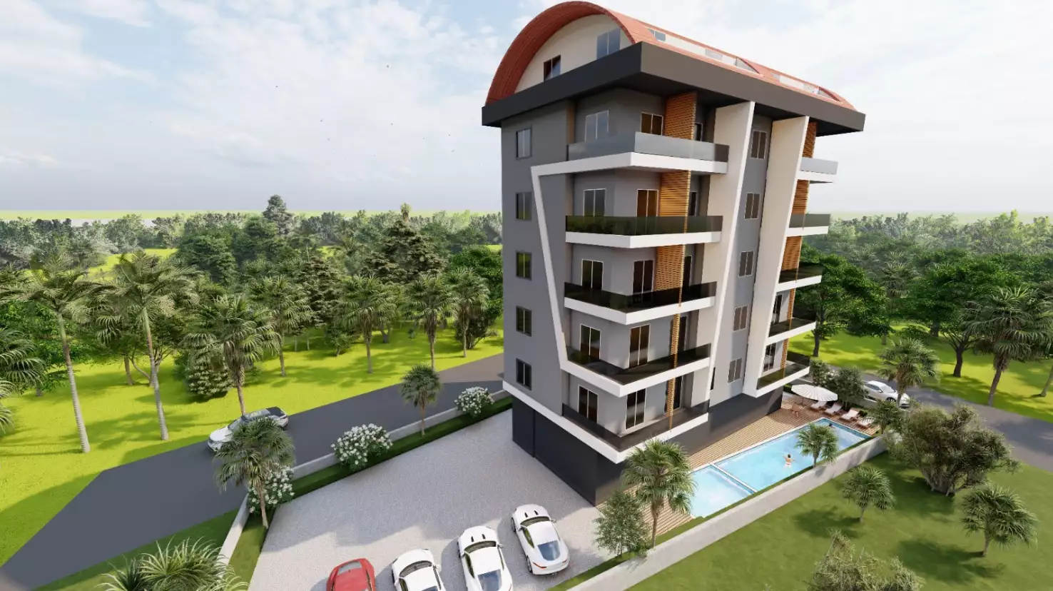 Flat 55m² in Turkey, Avsallar. Priced at 95000€ rent photo-6