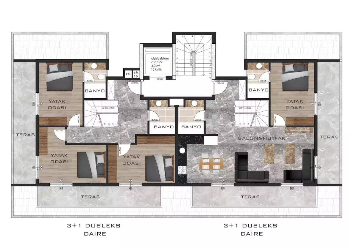 Flat 55m² in Turkey, Avsallar. Priced at 95000€ rent photo-15