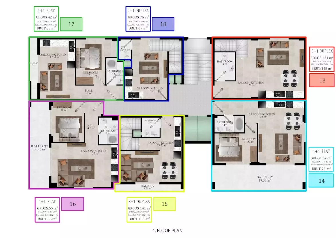 Flat 78m² in Turkey, Avsallar. Priced at 110000€ rent photo-8