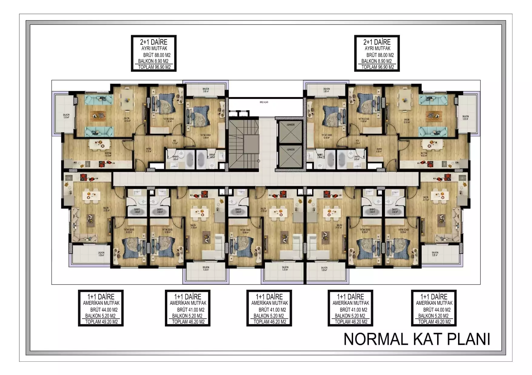Flat 49m² in Turkey, Oba. Priced at 165000€ rent photo-10