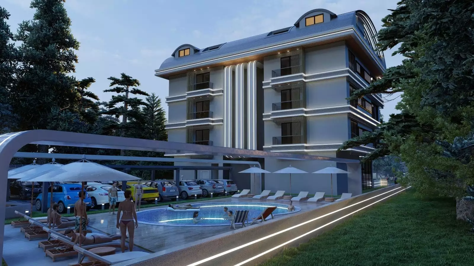 Flat 43m² in Turkey, Oba. Priced at 163000€ rent photo-7