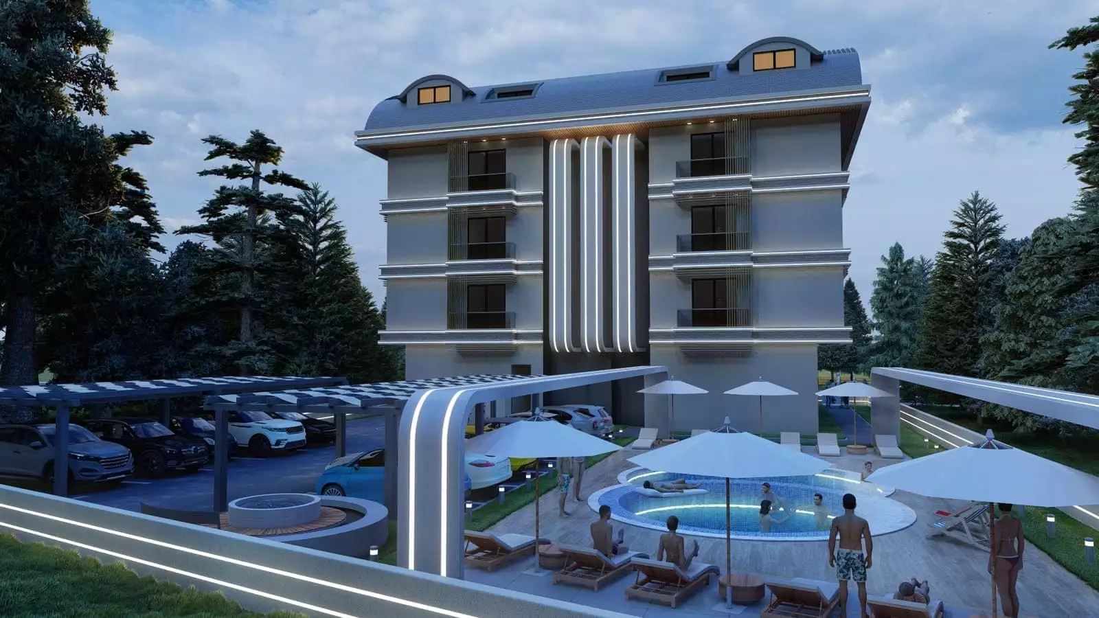 Flat 43m² in Turkey, Oba. Priced at 163000€ rent photo-8