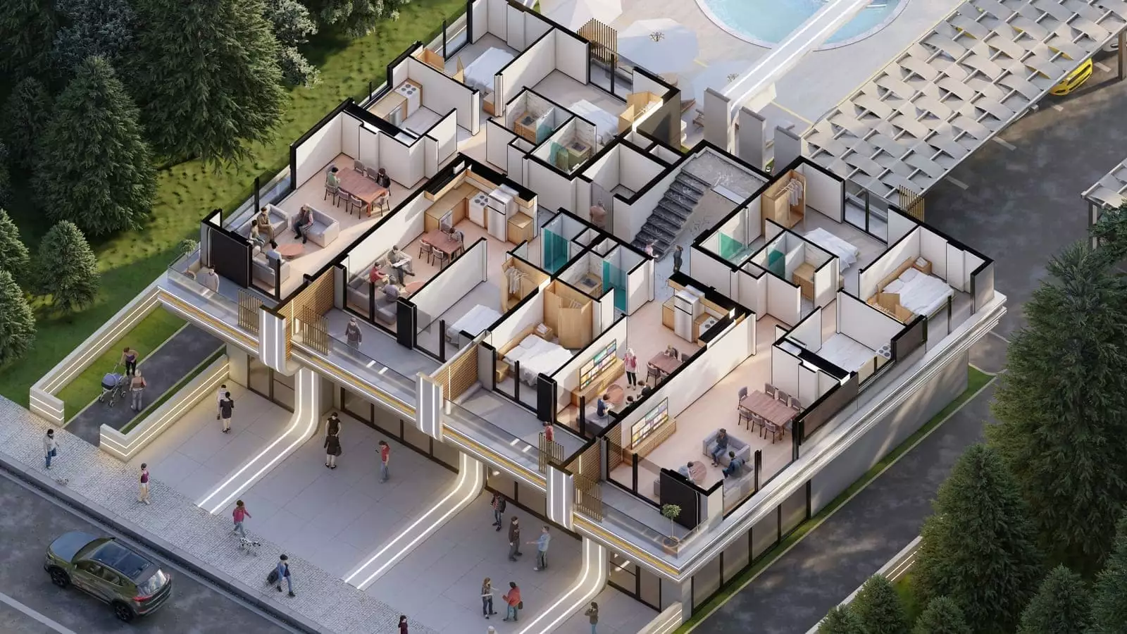 Flat 43m² in Turkey, Oba. Priced at 163000€ rent photo-15
