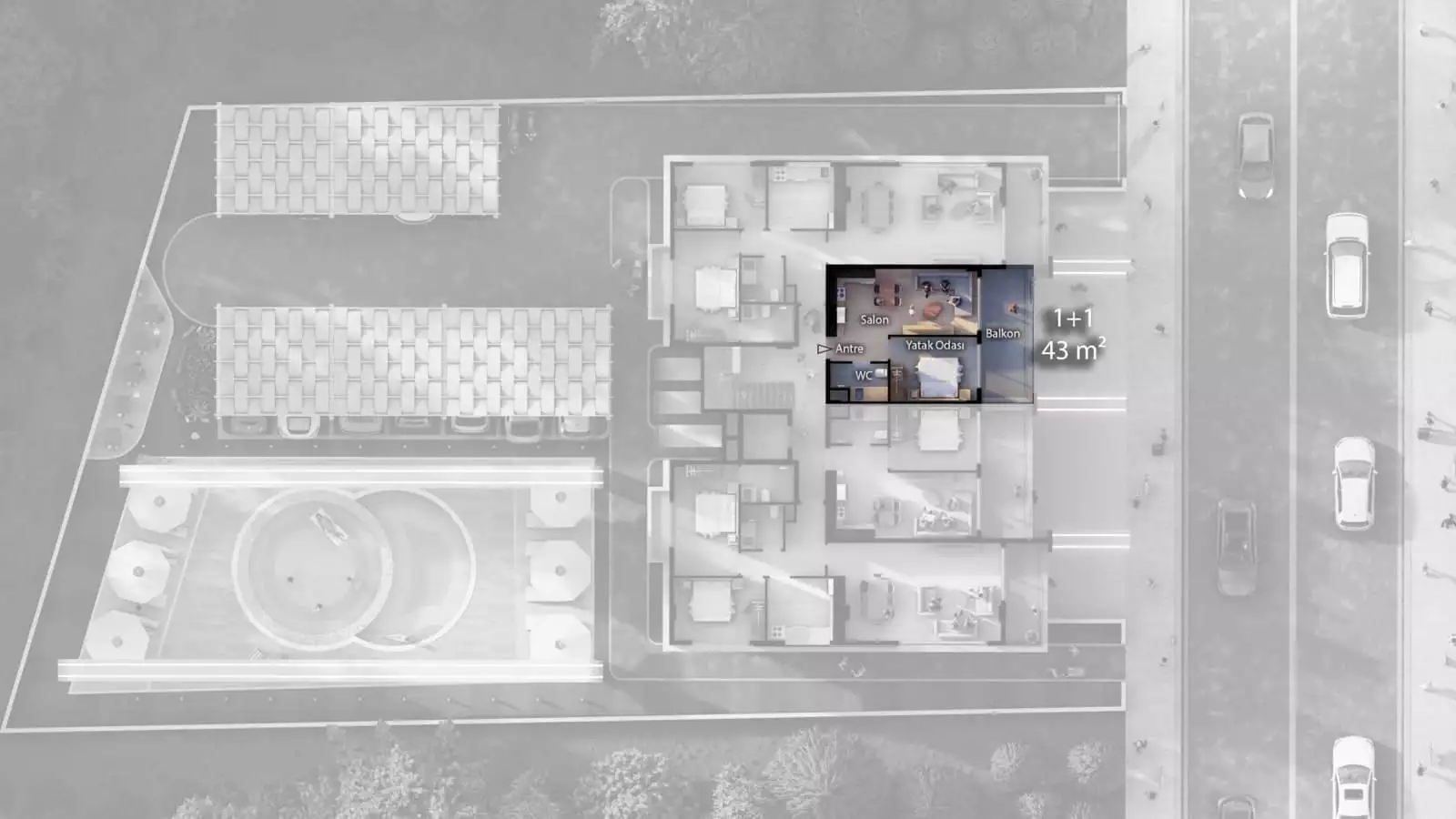 Flat 43m² in Turkey, Oba. Priced at 163000€ rent photo-19