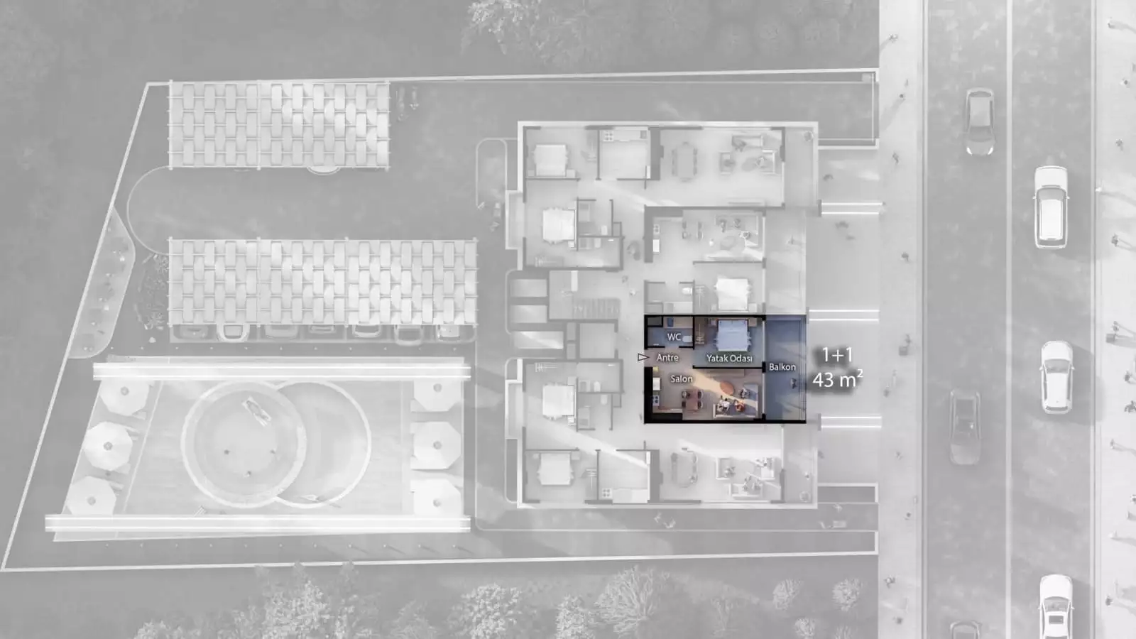Flat 43m² in Turkey, Oba. Priced at 163000€ rent photo-20