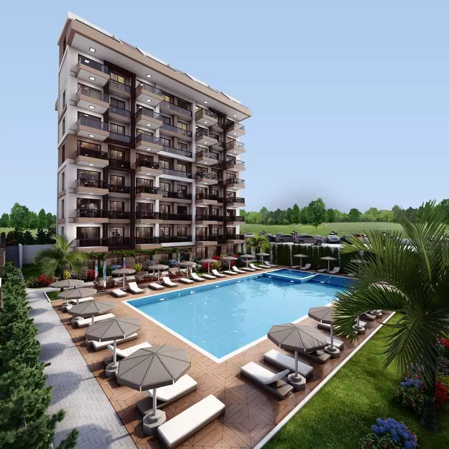 Flat 53m² in Turkey, Gazipasа. Priced at 105000€ rent photo-7