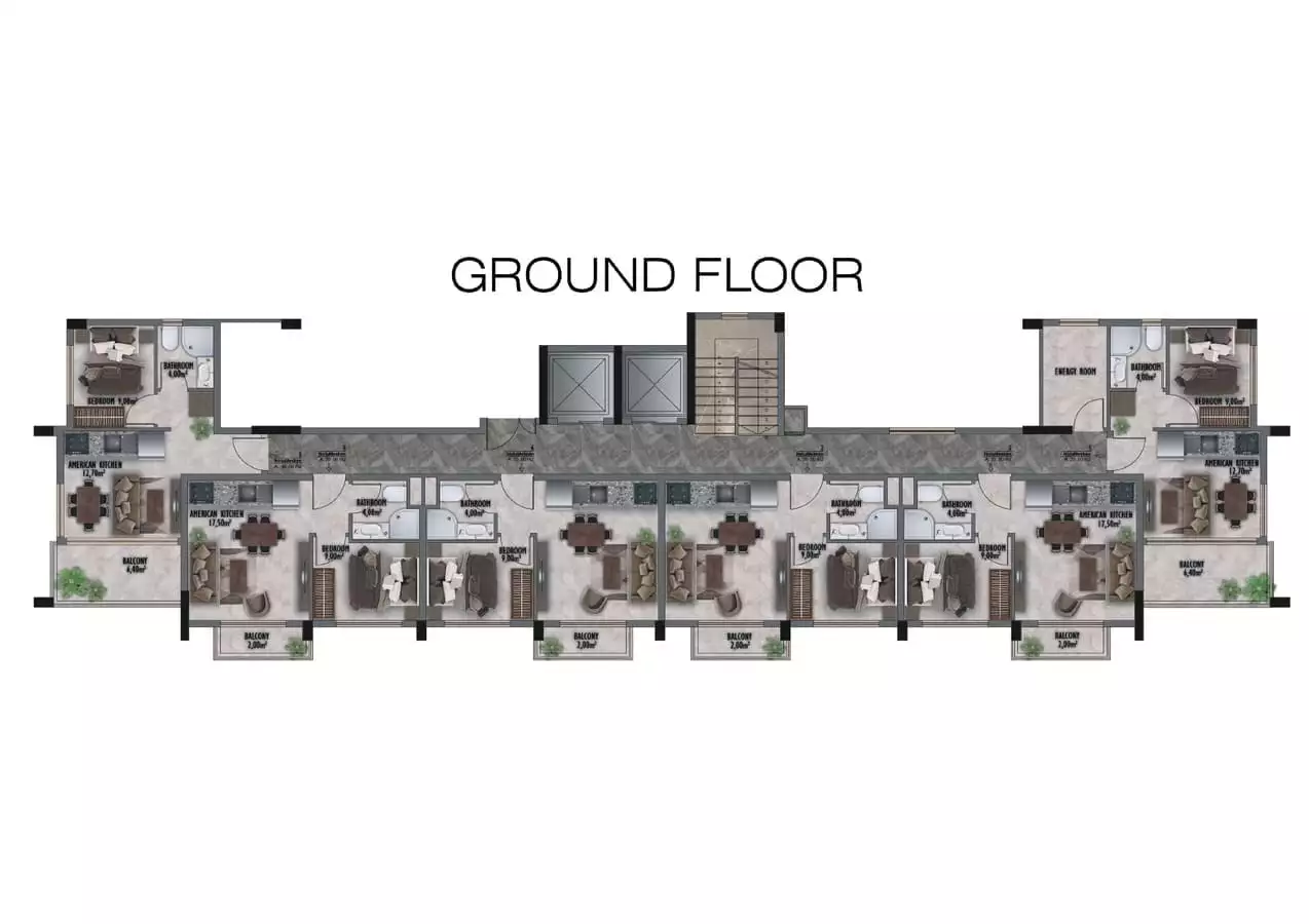 Flat 35m² in Turkey, Gazipasа. Priced at 110000€ rent photo-19