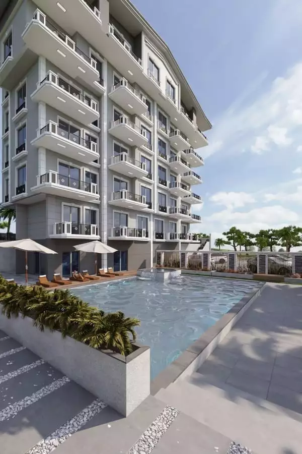 Flat 42m² in Turkey, Gazipasа. Priced at 108000€ rent photo-13