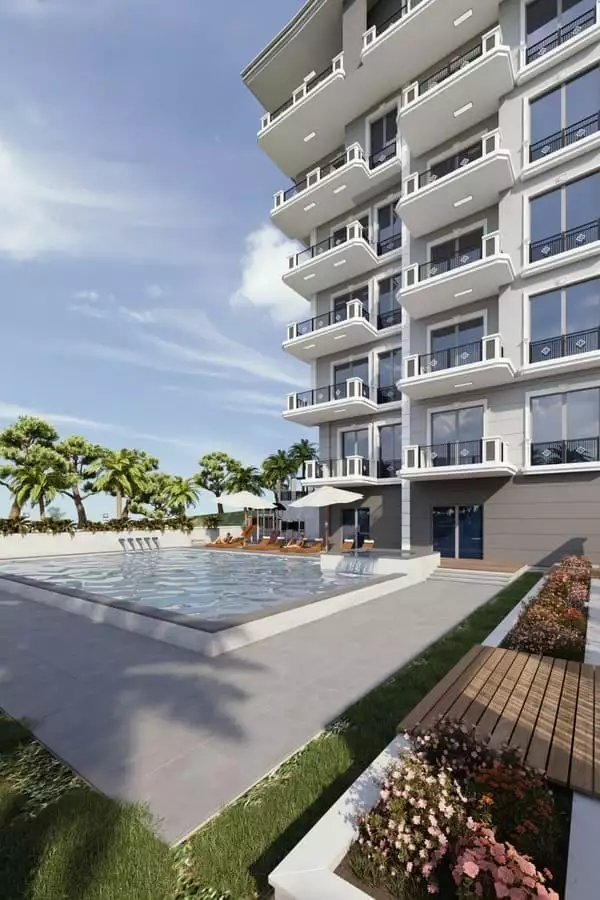 Flat 42m² in Turkey, Gazipasа. Priced at 108000€ rent photo-14