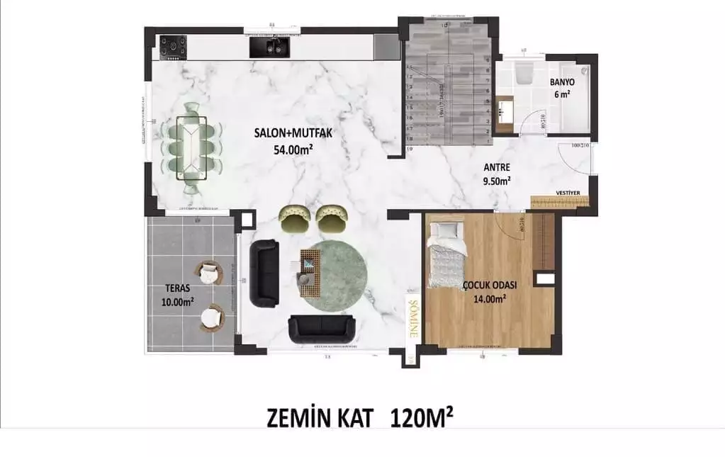Villa 290m² in Turkey, Kargicak. Priced at 910000€ rent photo-27