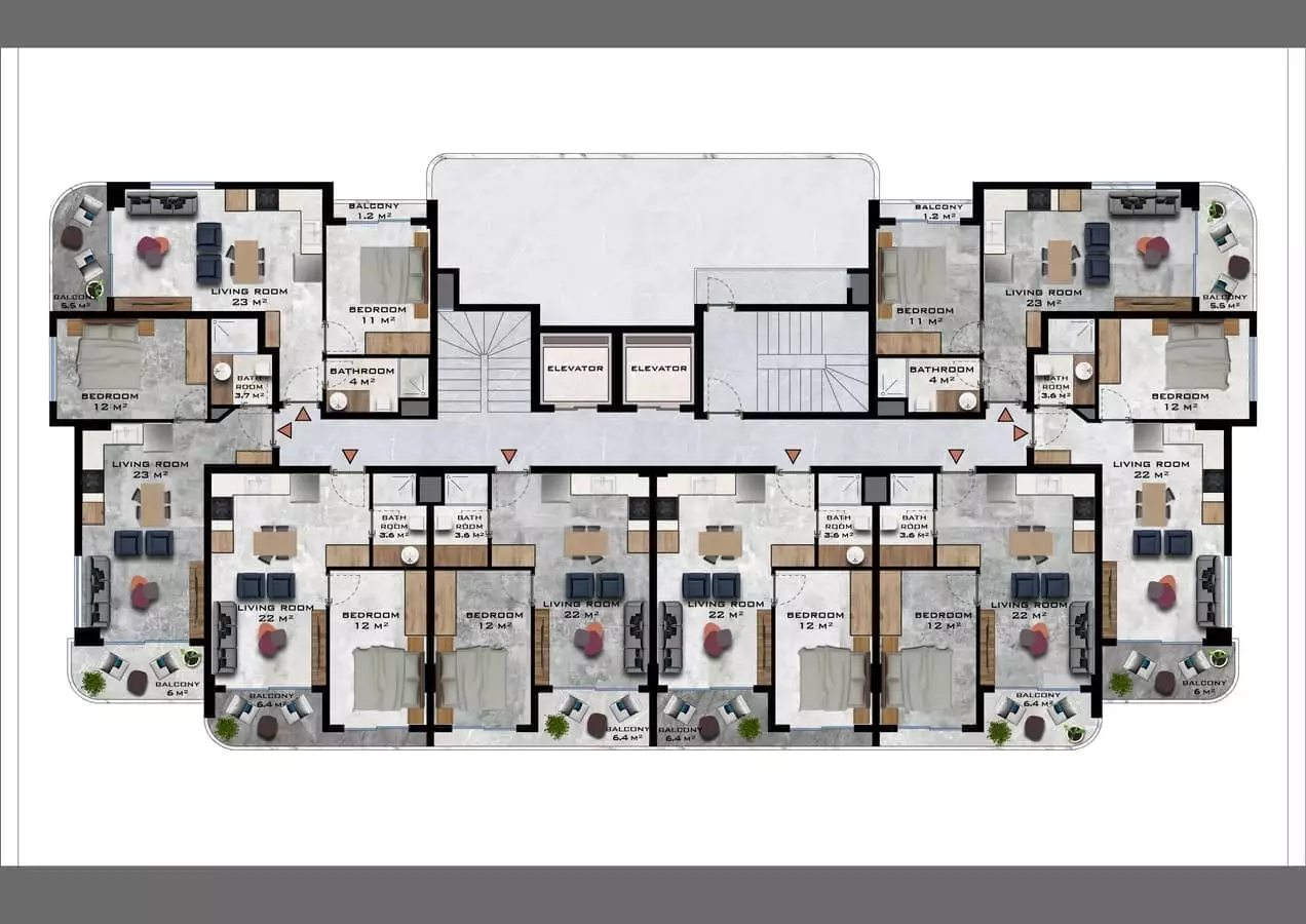 Flat 50m² in Turkey, Gazipasа. Priced at 103000€ rent photo-13