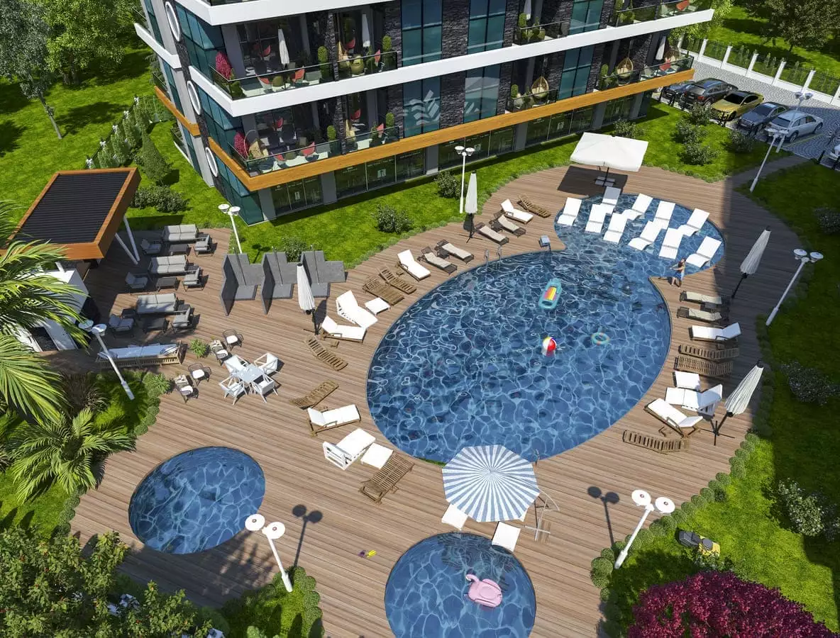 Flat 57m² in Turkey, Oba. Priced at 299000€ rent photo-7