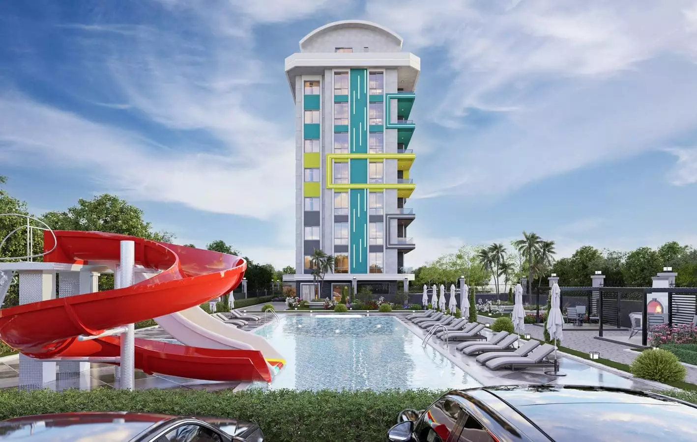 Flat 42m² in Turkey, Konakli. Priced at 110000€ rent photo-16