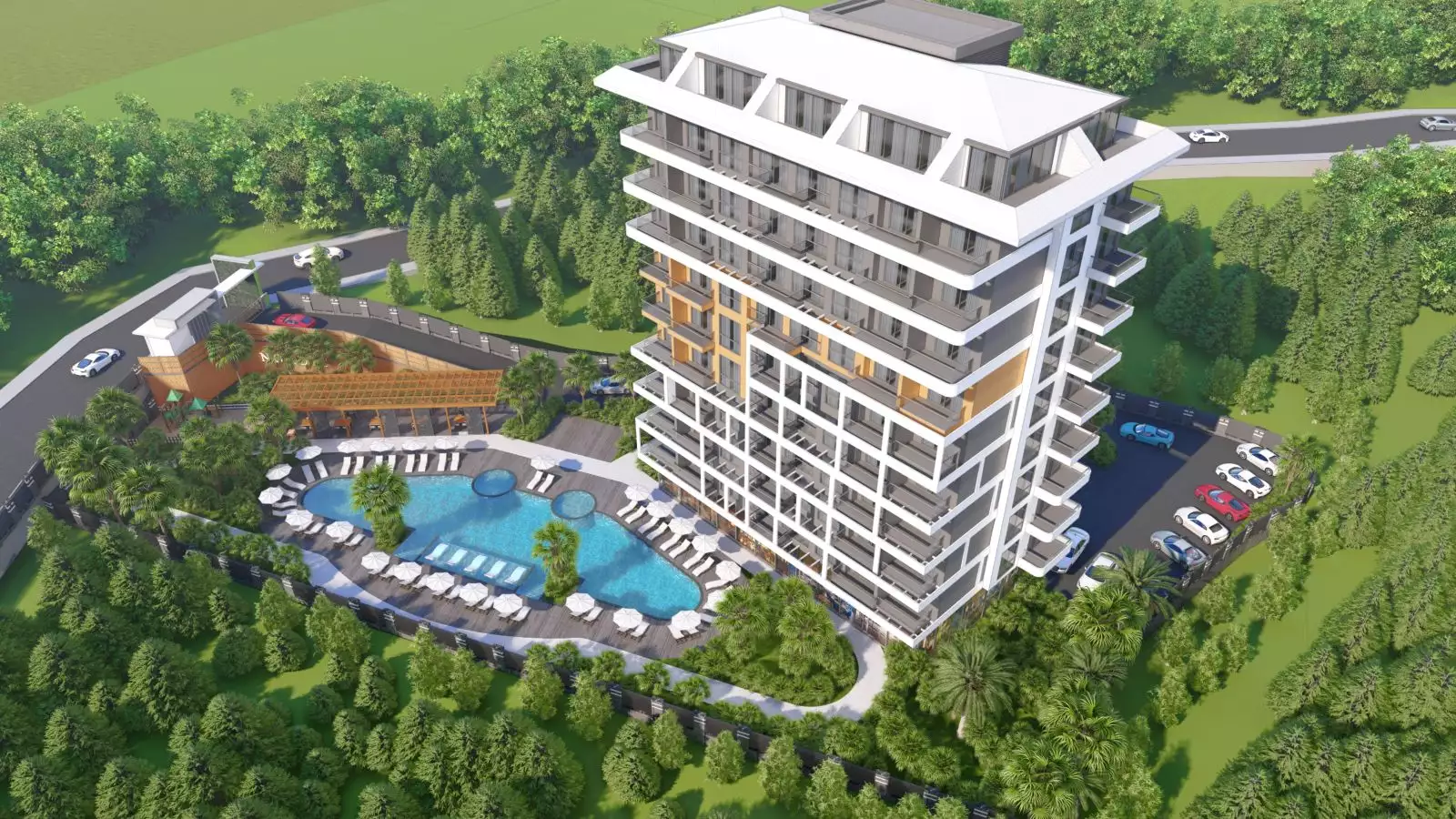 Flat 48m² in Turkey, Tosmur. Priced at 160500€ rent photo-4
