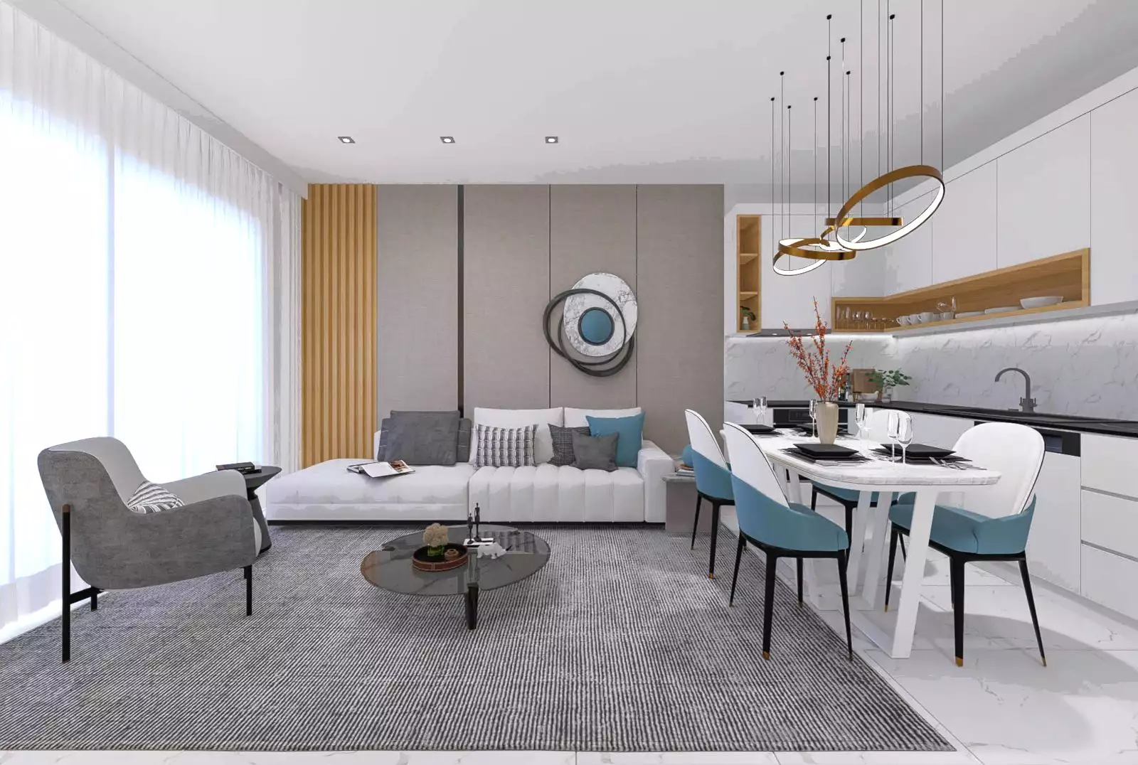 Flat 48m² in Turkey, Tosmur. Priced at 160500€ rent photo-26