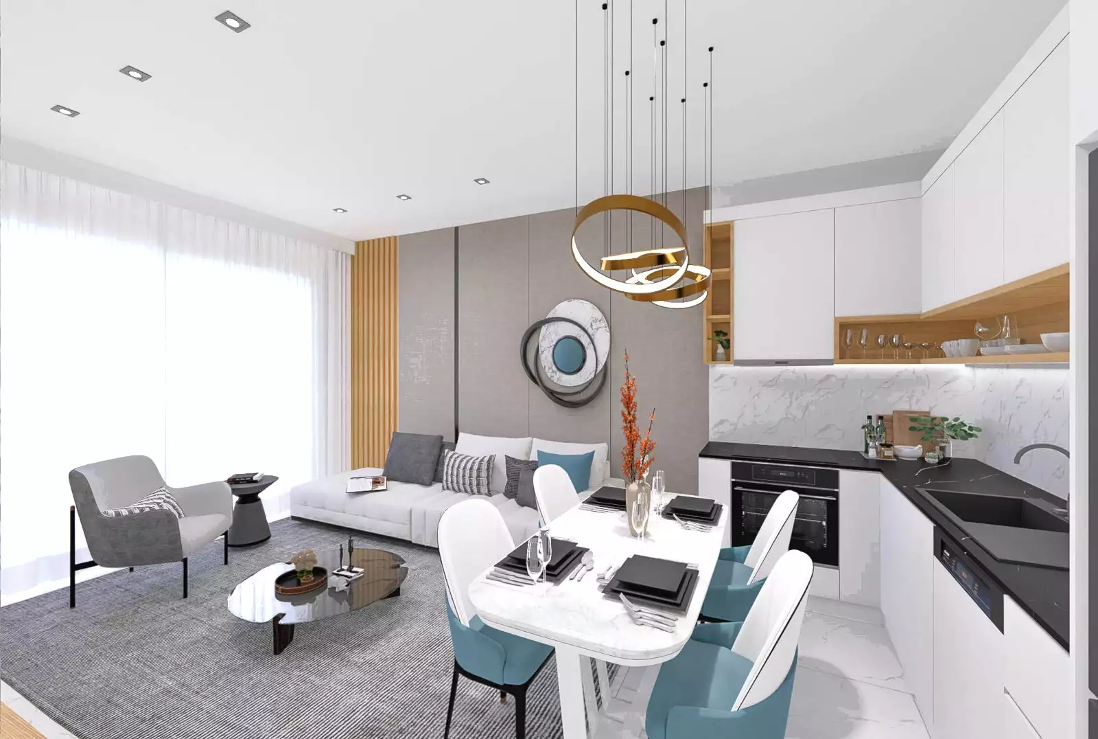 Flat 48m² in Turkey, Tosmur. Priced at 160500€ rent photo-29