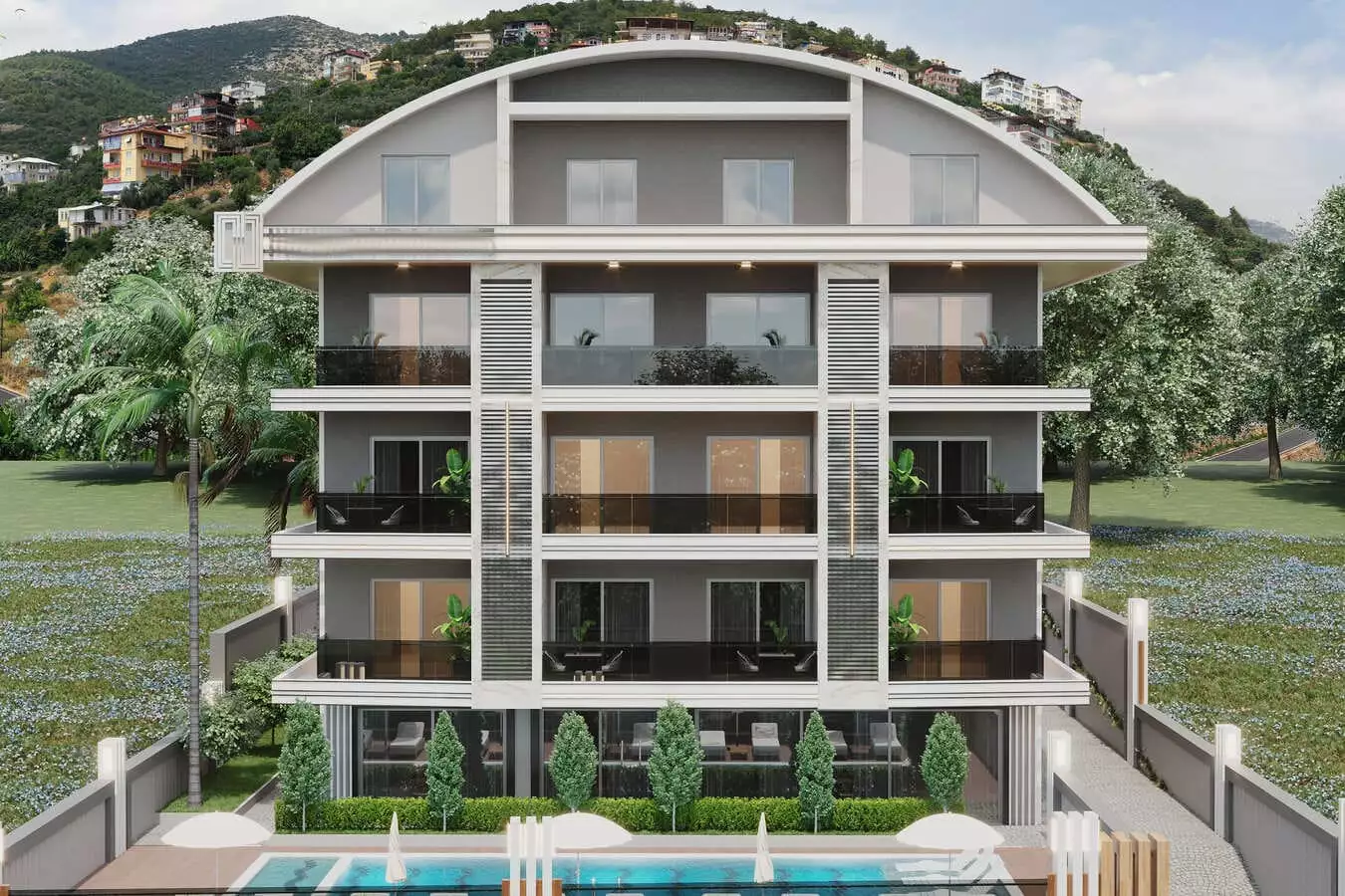 Flat 57m² in Turkey, Alania. Priced at 199000€ rent photo-4