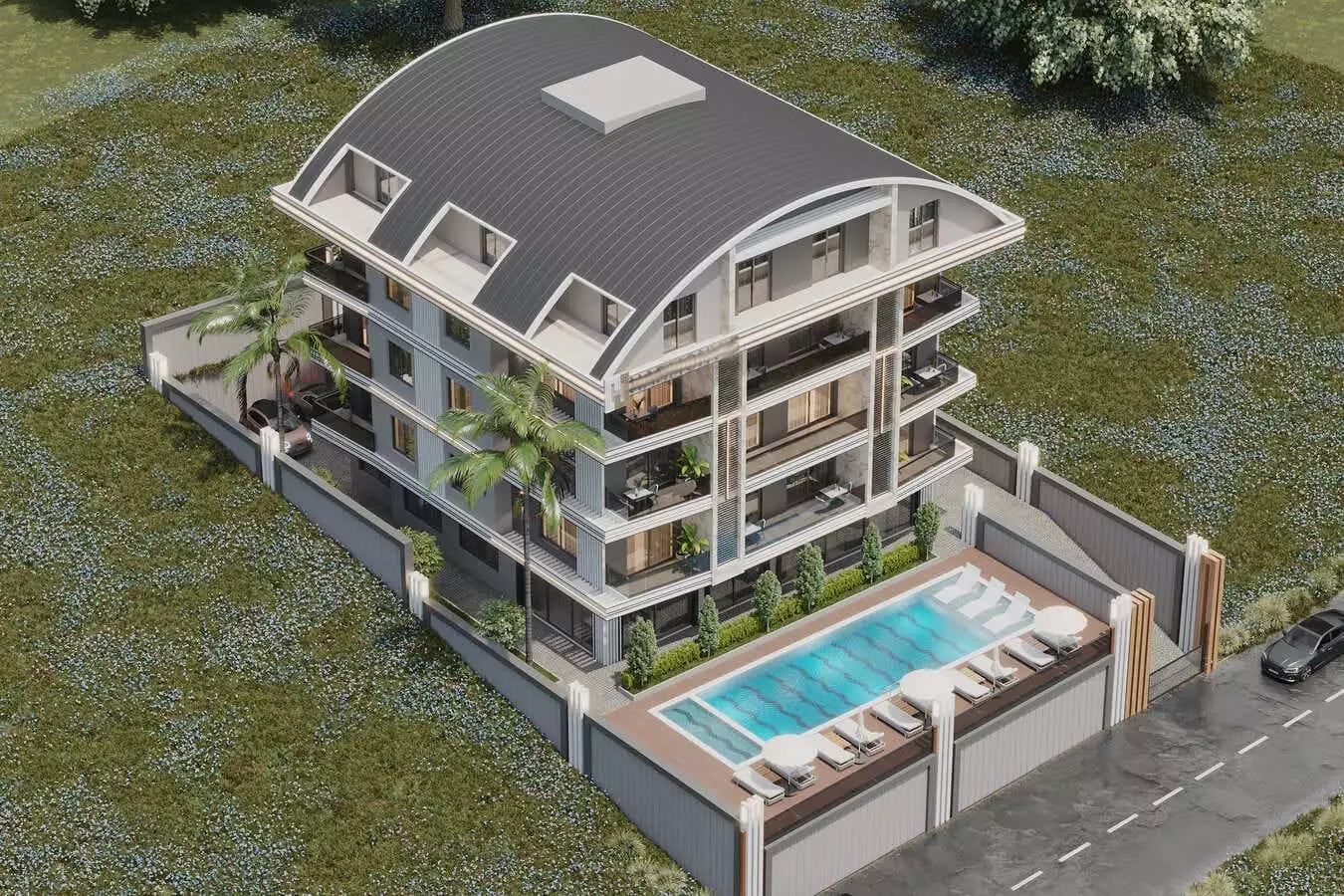 Flat 57m² in Turkey, Alania. Priced at 199000€ rent photo-7
