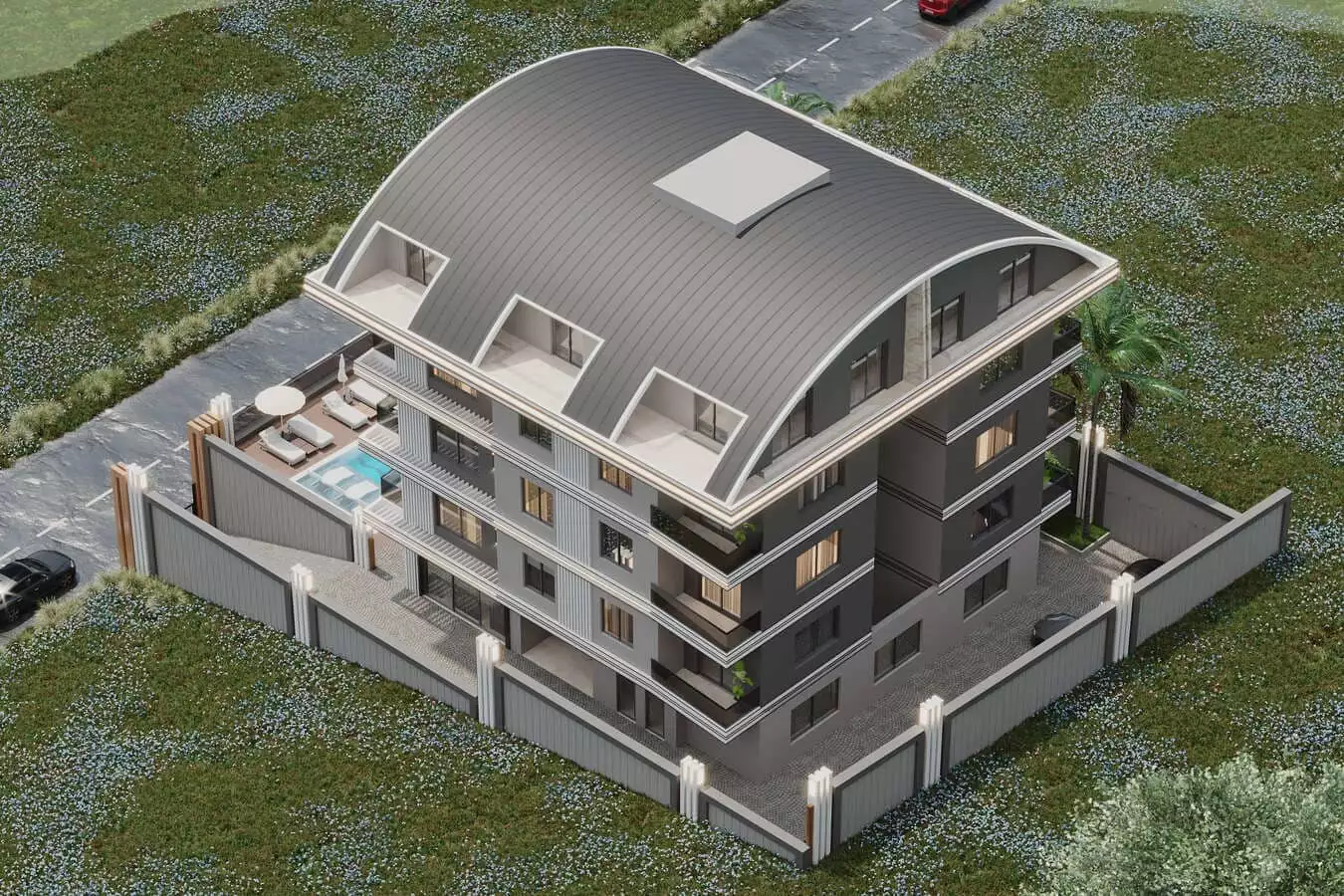 Flat 57m² in Turkey, Alania. Priced at 199000€ rent photo-8