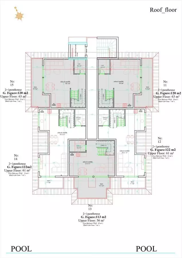 Flat 57m² in Turkey, Alania. Priced at 199000€ rent photo-29