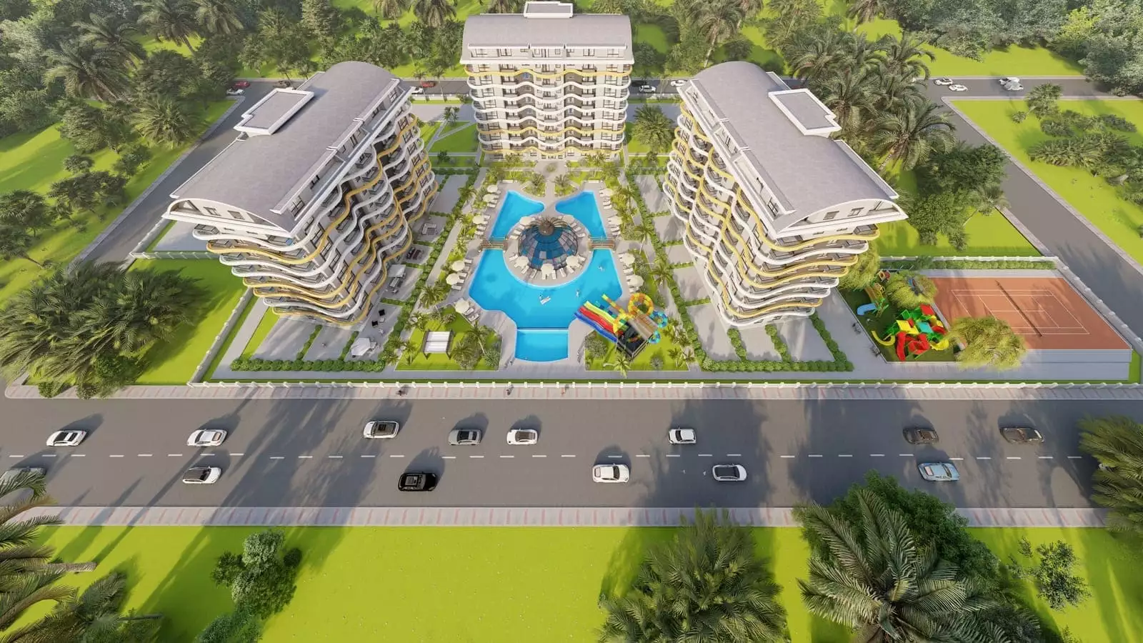 Flat 45m² in Turkey, Alania. Priced at 94000€ rent photo-2