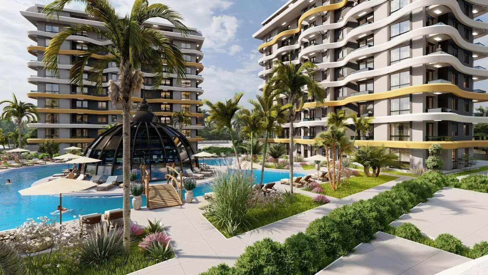 Flat 45m² in Turkey, Alania. Priced at 94000€ rent photo-12