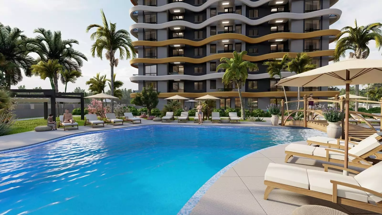 Flat 45m² in Turkey, Alania. Priced at 94000€ rent photo-16