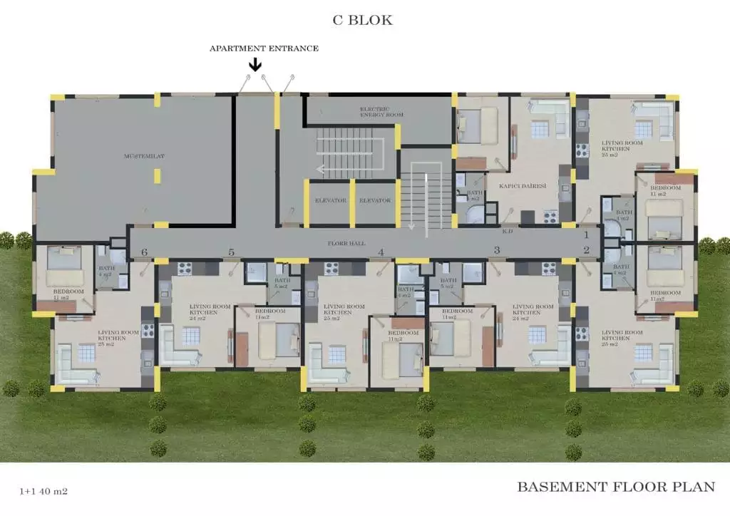 Flat 45m² in Turkey, Alania. Priced at 94000€ rent photo-27