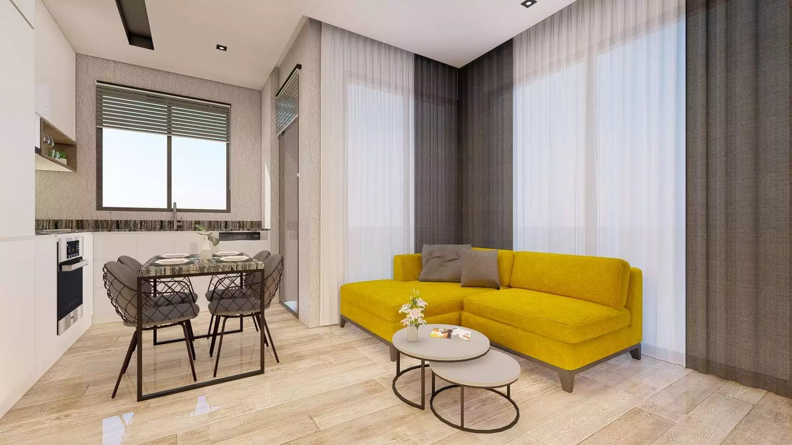 Flat 52m² in Turkey, Kargicak. Priced at 130000€ rent photo-13