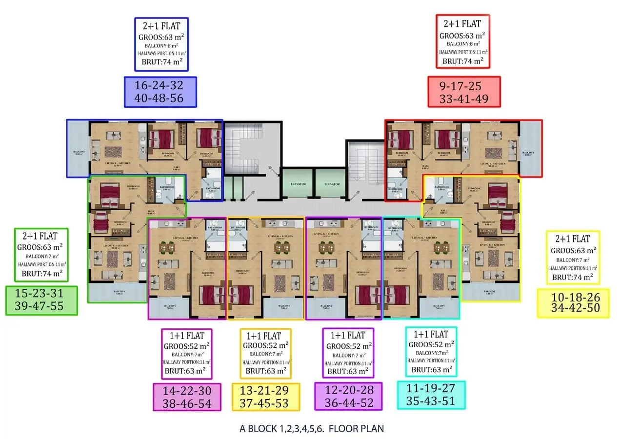 Flat 52m² in Turkey, Konakli. Priced at 99500€ rent photo-20
