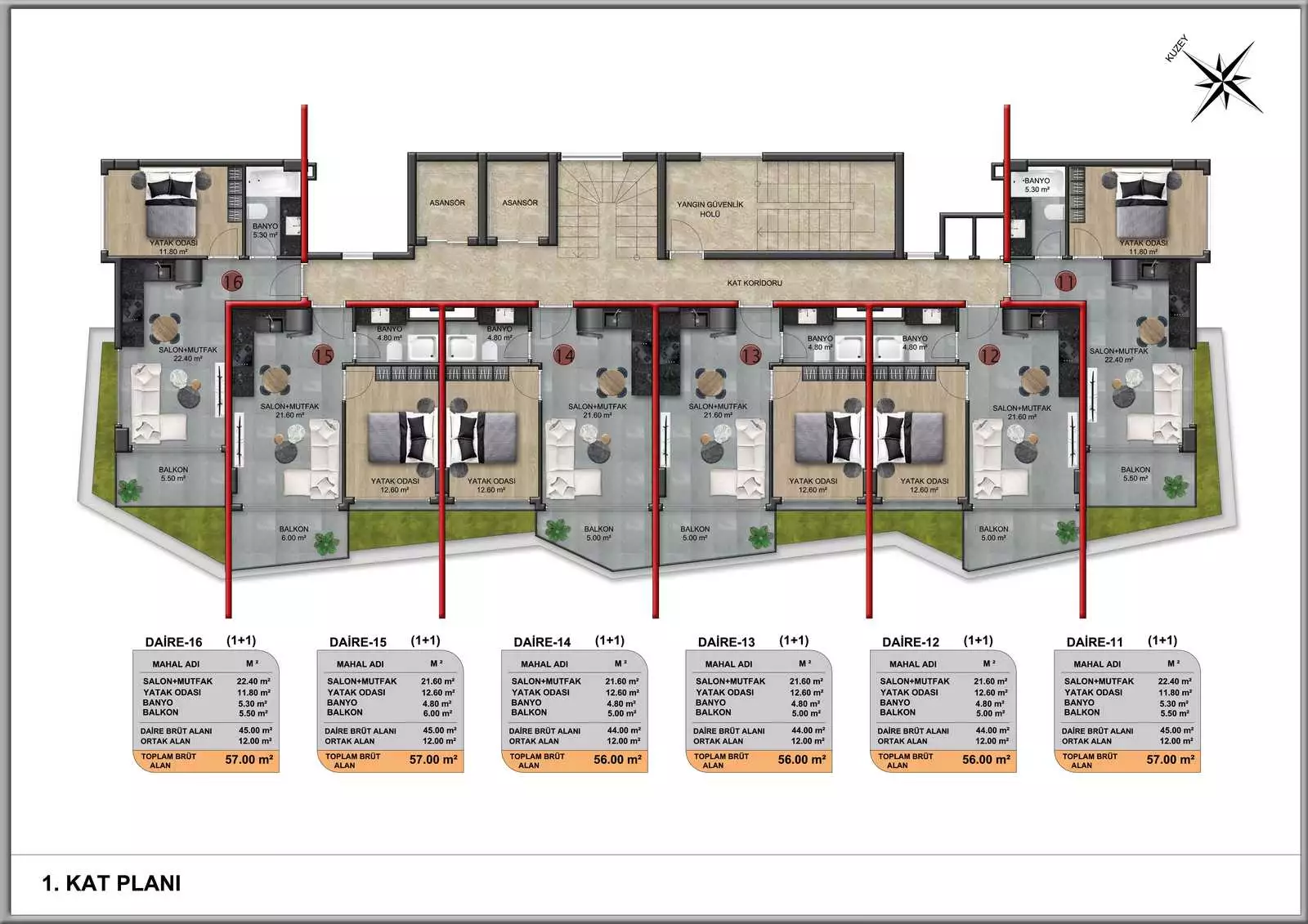 Penthouse 140m² in Turkey, Demirtas. Priced at 159000€ rent photo-24