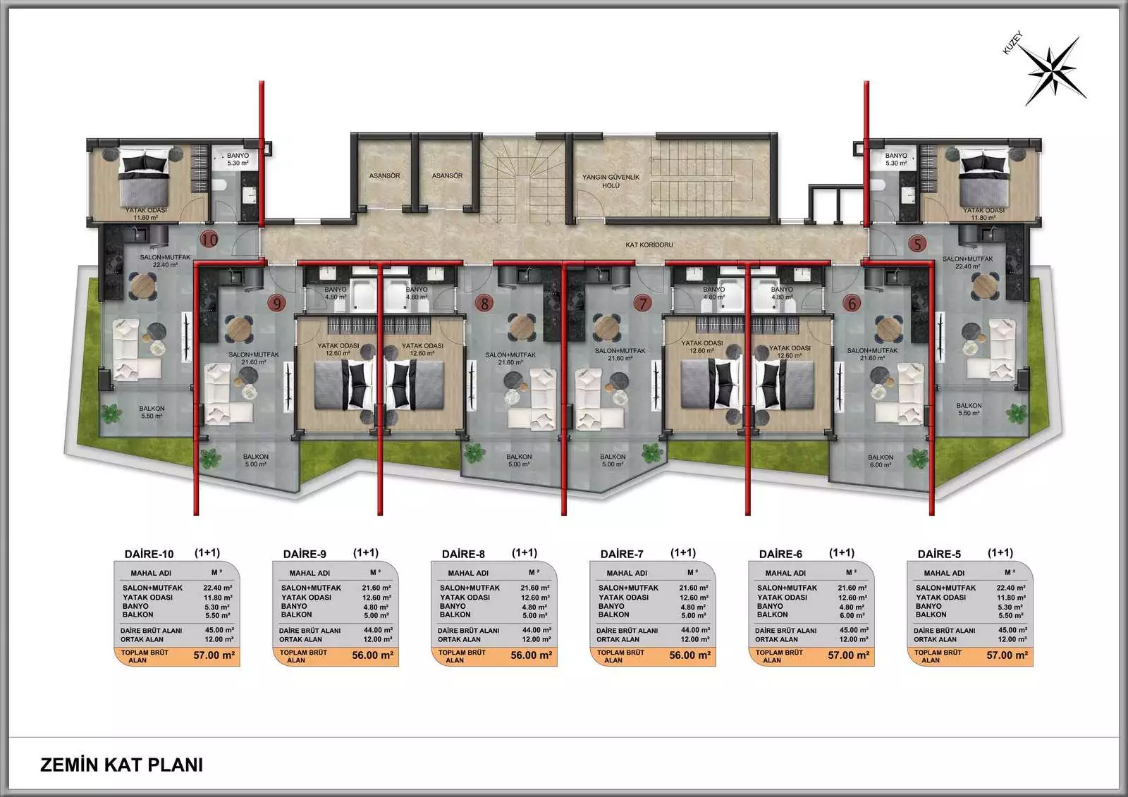 Penthouse 140m² in Turkey, Demirtas. Priced at 159000€ rent photo-25