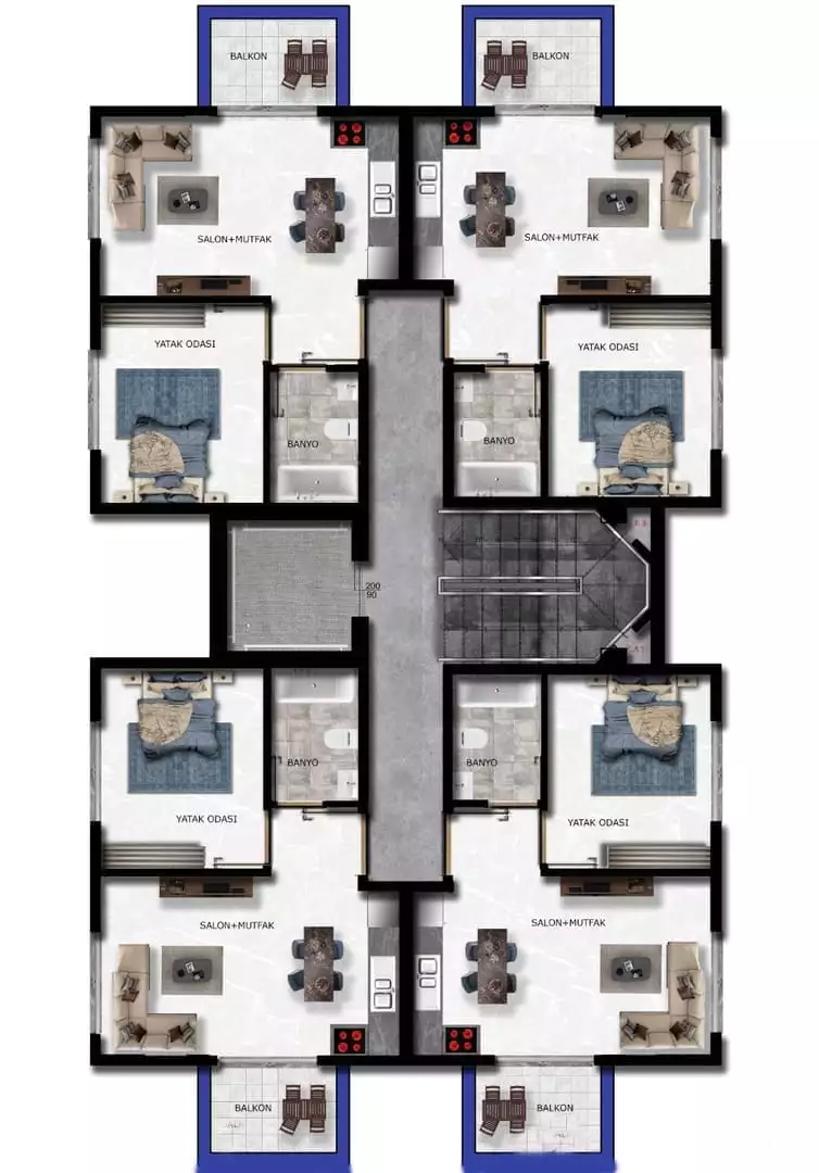 Flat 50m² in Turkey, Avsallar. Priced at 73000€ rent photo-7