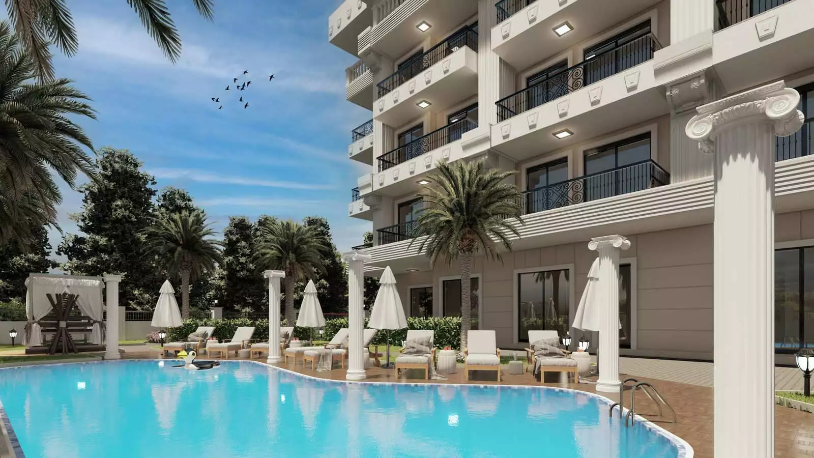 Flat 52m² in Turkey, Kestel. Priced at 140000€ rent photo-13