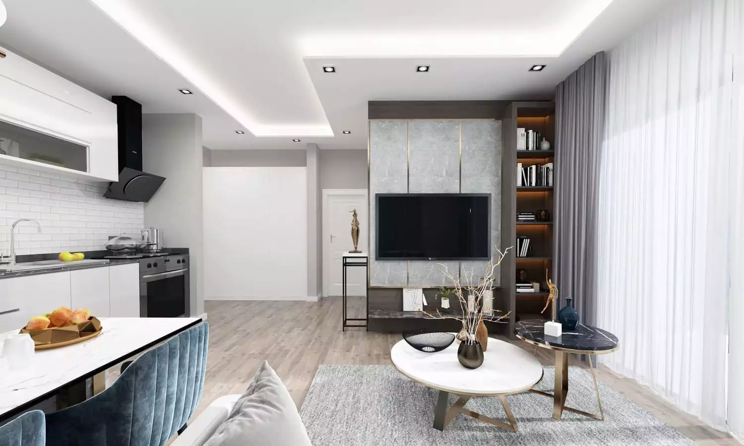 Flat 52m² in Turkey, Kestel. Priced at 140000€ rent photo-18